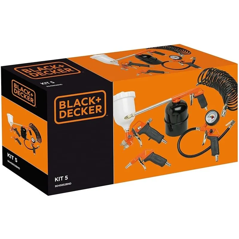 Pneimatisko instrumentu komplekts Black & Decker 9045852BND, 4 Bar, Pneumatinis