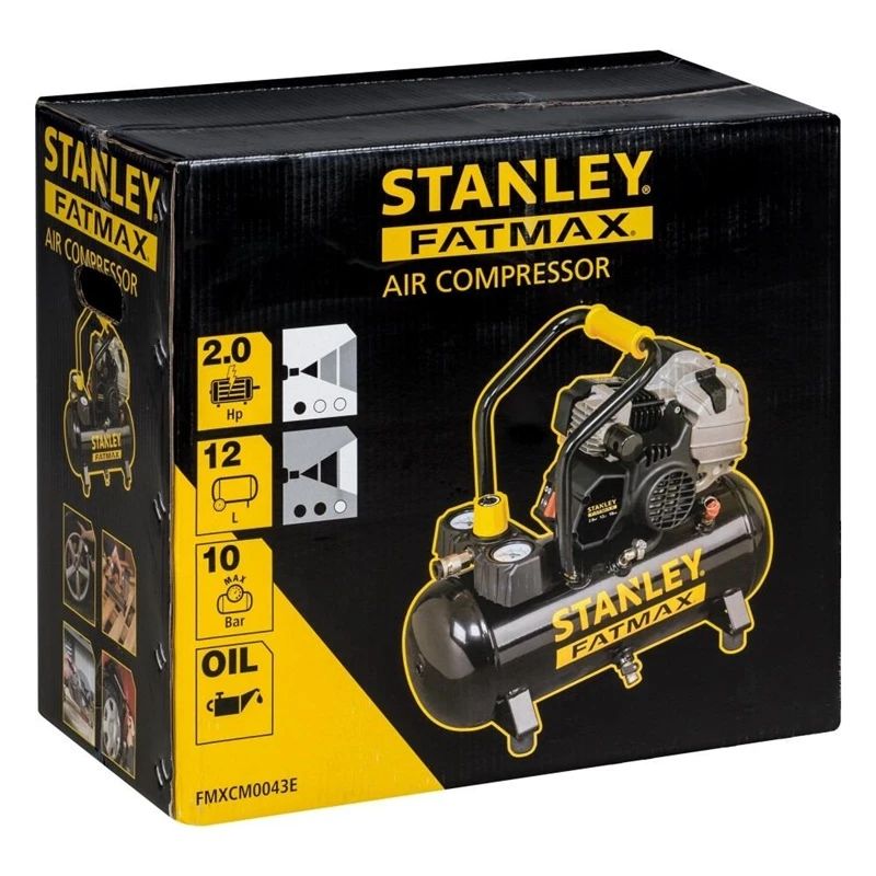STANLEY FATMAX oro kompresors. 12 l. 10 bar. 1500 W. 230 V