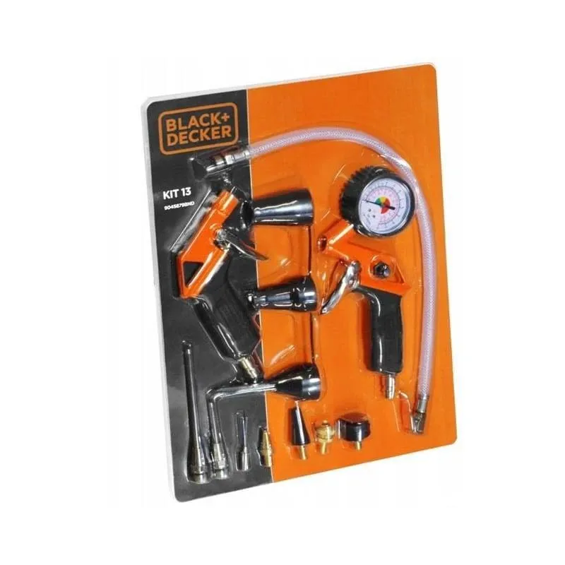 Pneimatisko instrumentu komplekts Black & Decker 9045879BND, 10 Bar, Greita jungtis