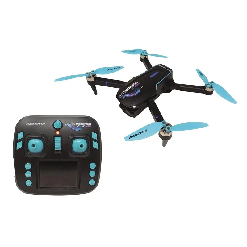 Mängudroon Radiofly RC Star Brush Cam 40037, must-mitmevärviline