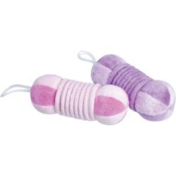 Camon Mīkstās plīša rotaļlietas kaķiem ar atsperi. Pieejams dažādās krāsās.