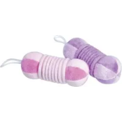 Camon Mīkstās plīša rotaļlietas kaķiem ar atsperi. Pieejams dažādās krāsās.