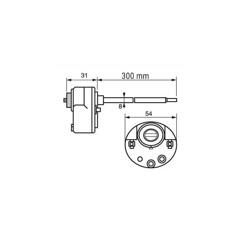 Termoregulators Gnali Bocia 410-510. 300mm