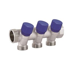 Manifold for cold water. 3-4x1-2. 3 rings