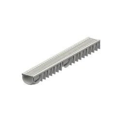 Дренажный желоб с решеткой Easyline Aco, A15, 100 см x 12.5 см x 9 см