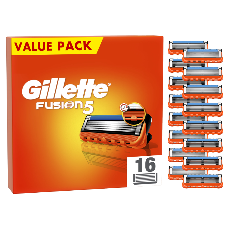 Gillette Fusion5 Skuvekļa Asmeņi Vīriešiem, 16 Rezerves Asmeņi