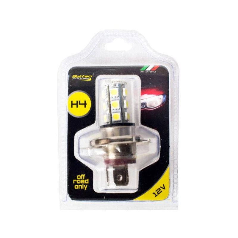 LED spuldze H4 18SMD 5050 balta. 1 gab