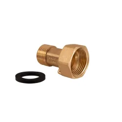 Antgalis TDM Brass 260, 1-2 colio - išorinis sriegis - 1-2 colio - vidinis sriegis, 1-2