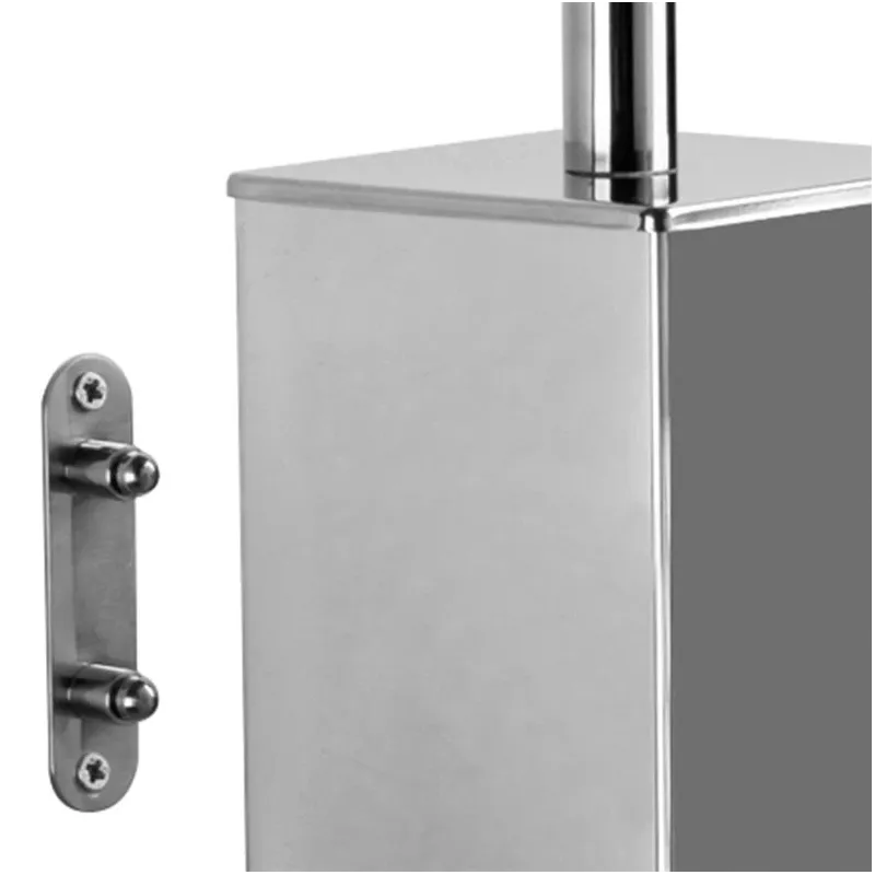 Щетка для унитаза Gedy Nemesia NE3303 11, серый цв.-хромовый цв., 9.3 см x 41 см x 9.3 см