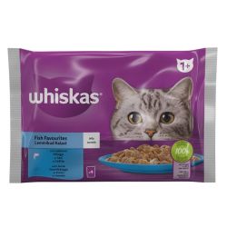 Mitrā kaķu barība Whiskas Salmon. tuna. 0.085 kg. 4 gab.