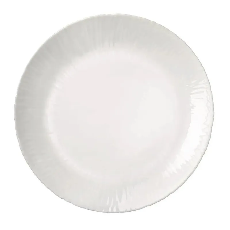 Šķīvis pusdienu Bormioli Rocco Coconut, DIA 27.5 cm, balta krās.