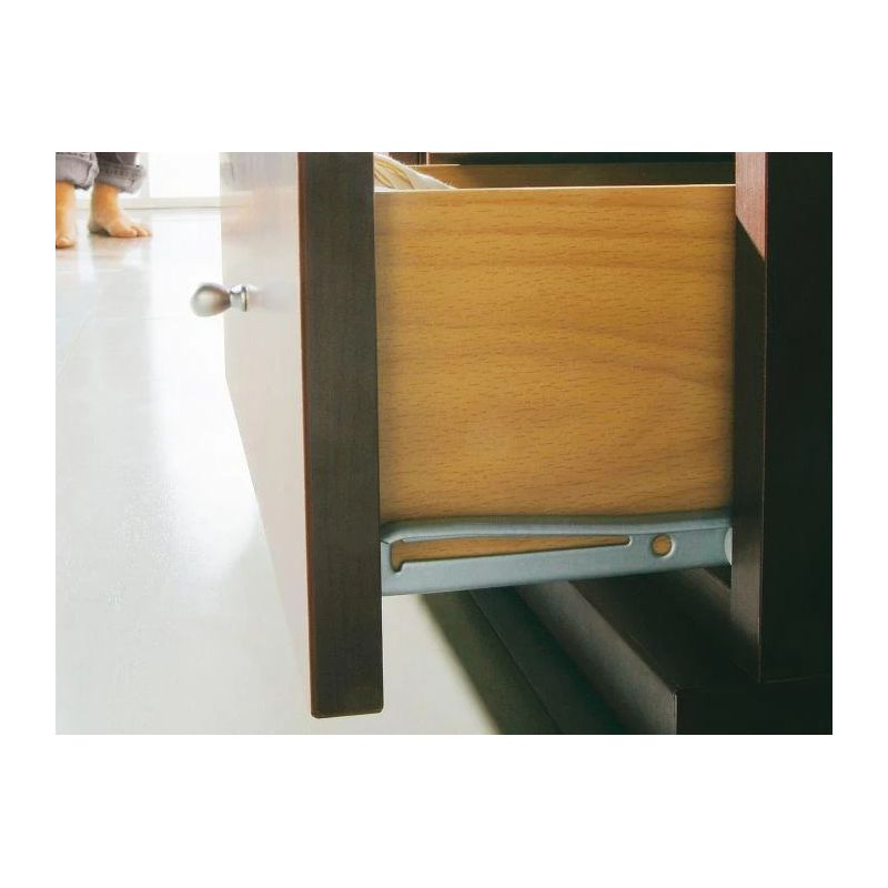 Atvilktņu sliede 7475. 450 mm. pelēka