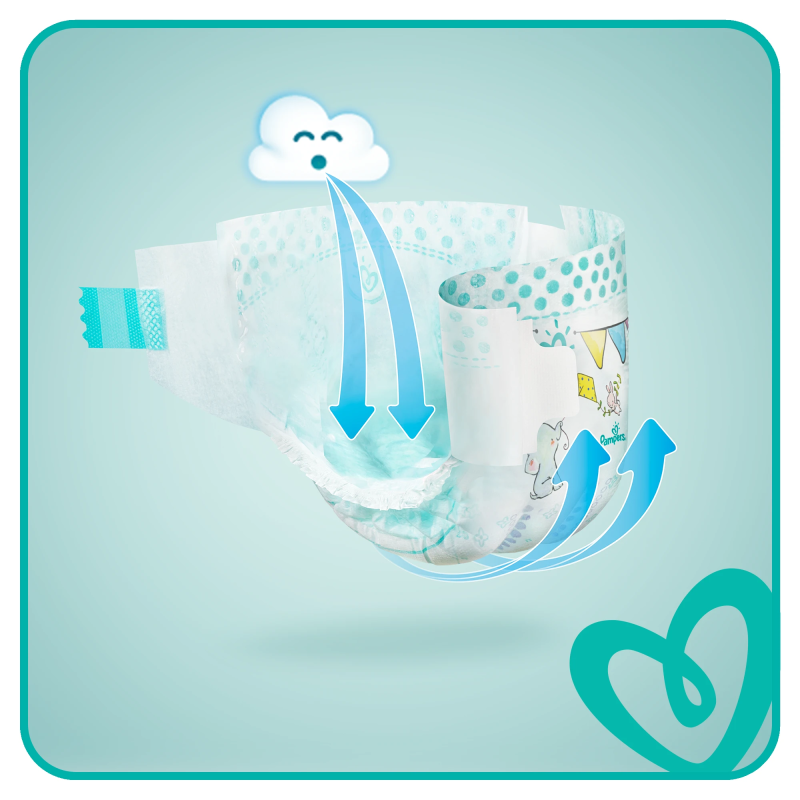 Pampers Active Baby, 3. Izmērs, 208 Autiņbiksītes, 6-10 kg