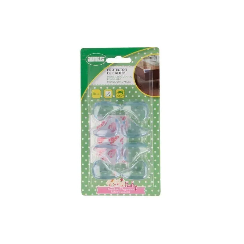 Apsauginis kampukas CS501, skaidri sp., 8 vnt.