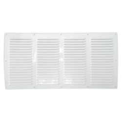 Ventilācijas reste 001410. 10x20cm. balta