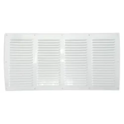 Ventilācijas reste 001410. 10x20cm. balta