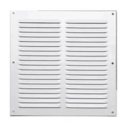 Ventilācijas reste 001441 20x20cm. balta