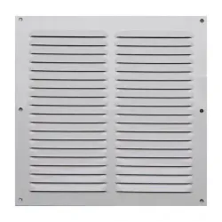 Ventilācijas reste 001540. 20xx20cm. sudraba