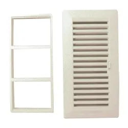 Ventiliacijos grotelės 020121, plastikas