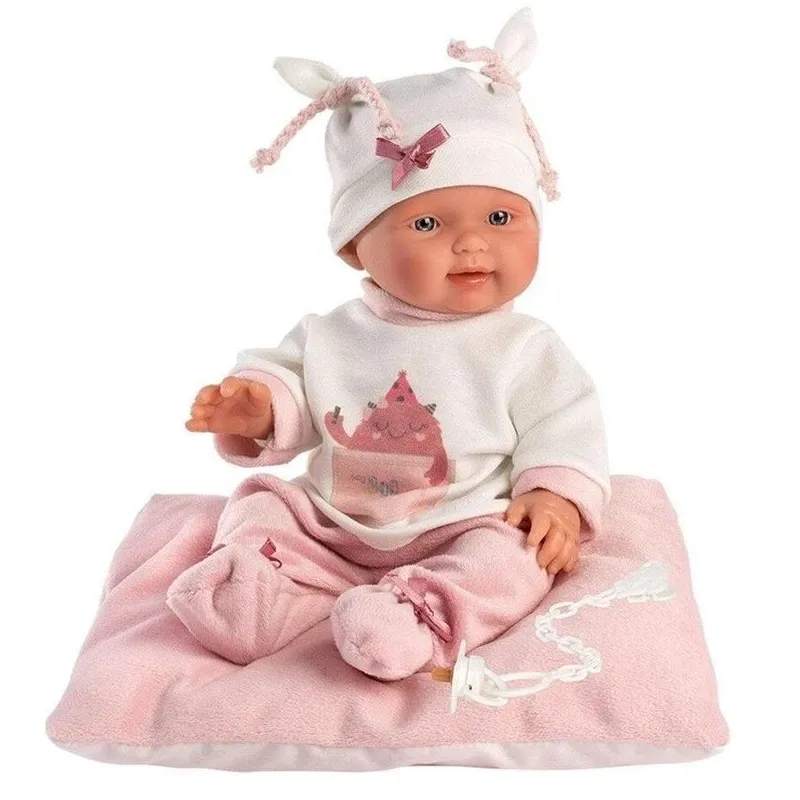 Lelle - jaundzimušais Llorens Bebita 26312, 26 cm, daudzkrāsaina