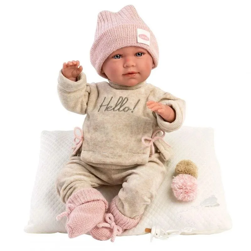 Lelle - jaundzimušais Llorens Mimi Hielo 74020, 42 cm, daudzkrāsaina