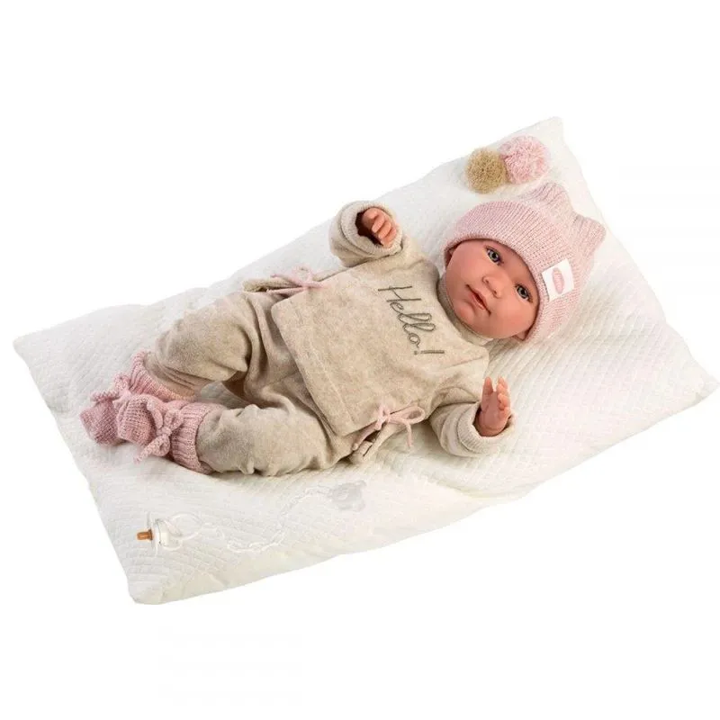 Lelle - jaundzimušais Llorens Mimi Hielo 74020, 42 cm, daudzkrāsaina