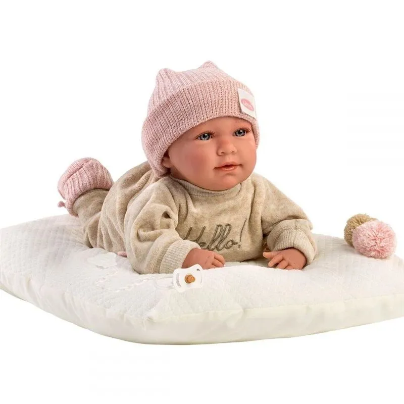 Lelle - jaundzimušais Llorens Mimi Hielo 74020, 42 cm, daudzkrāsaina