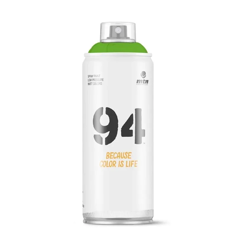 Krāsu aerosoli Montana Fluorescent 94, preču zīmes, zaļa, 0.4 l