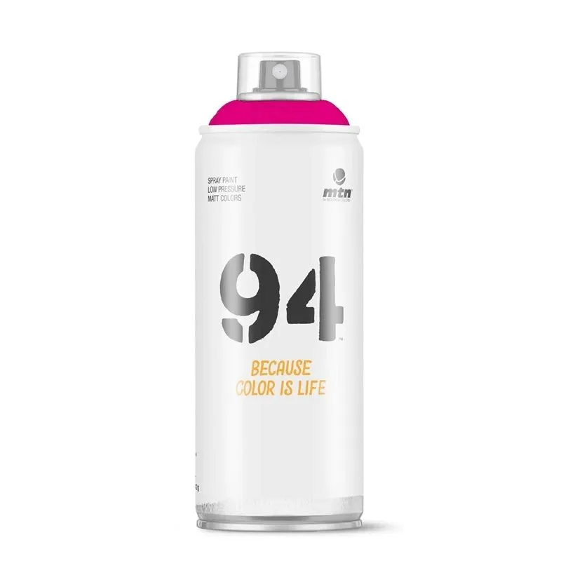 Aerozoliniai dažai Montana Fluorescent 94, paprastieji, rožinė sp., 0.4 l