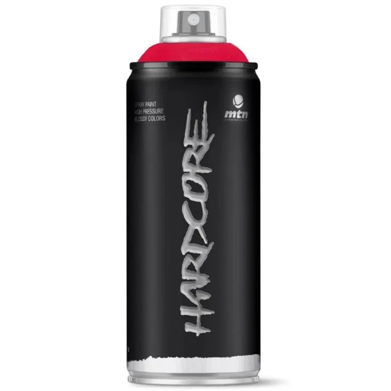 Aerozoliniai dažai Montana Hardcore, paprastieji, šviesiai raudona sp., 0.4 l