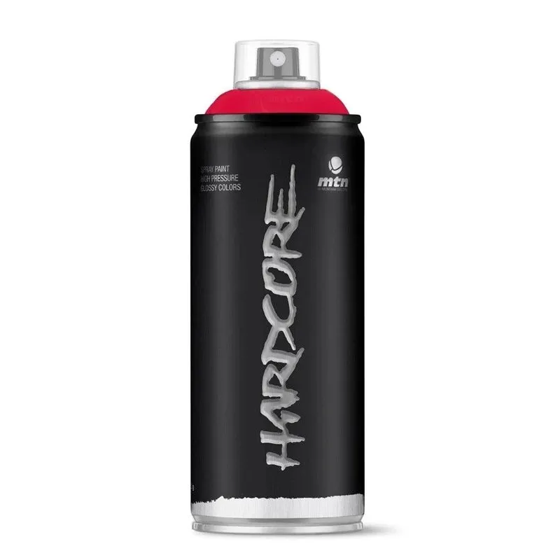 Aerozoliniai dažai Montana Hardcore, paprastieji, šviesiai raudona sp., 0.4 l