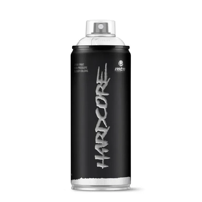 Krāsu aerosoli Montana Hardcore, preču zīmes, balta krās., 0.4 l