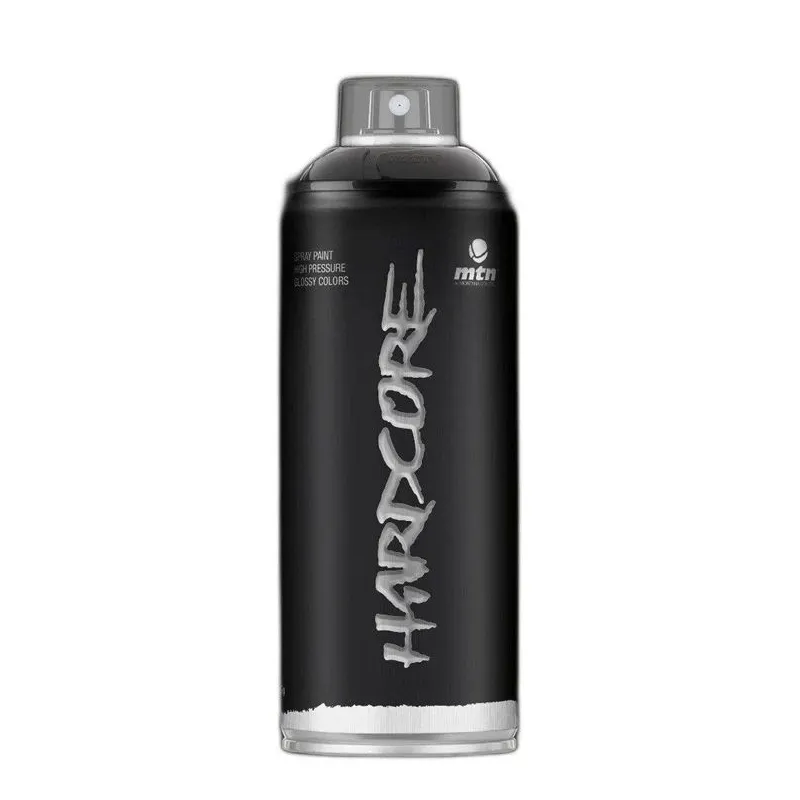 Krāsu aerosoli Montana Hardcore, preču zīmes, melna, 0.4 l