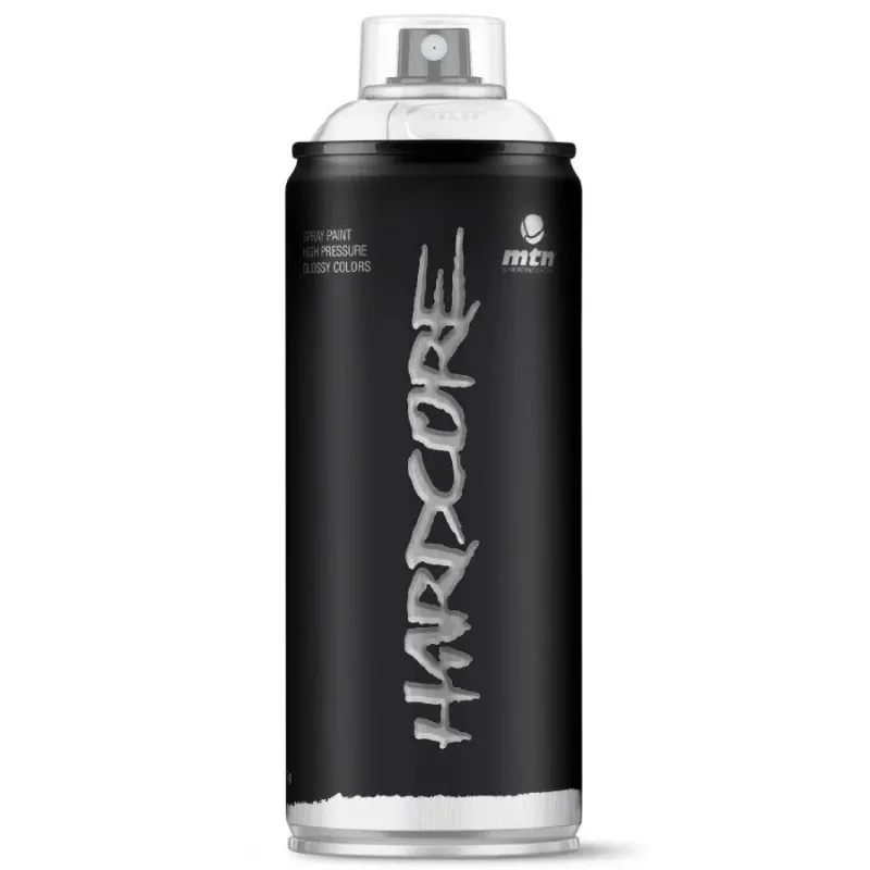Krāsu aerosoli Montana Hardcore, preču zīmes, satīna balta krās., 0.4 l