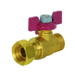 Ventilis 02290. 1-2 su slankiojančia jungtim. raud. rankena