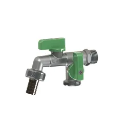 Dārza vārsts 00472. dubults. 1-2x3-4x3-4 īsa rokturis