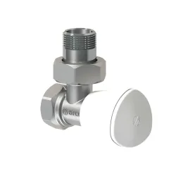 Teide radiator tap angle valve 1-2 f