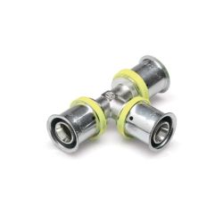 Tee veidgabals ar redukciju presējams 20x2.00-20x2.00-16x2.00 874250A