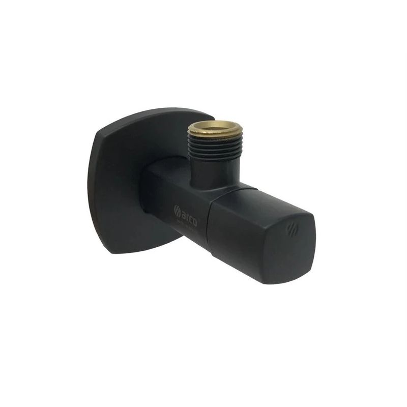 Leņķa vārsts A-80, melns matēts 1-2"X3-8"