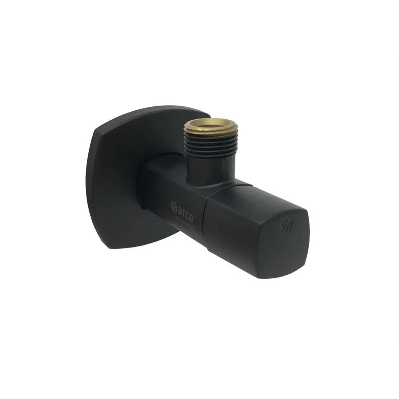 Leņķa vārsts A-80, melns matēts 1-2"X3-8"