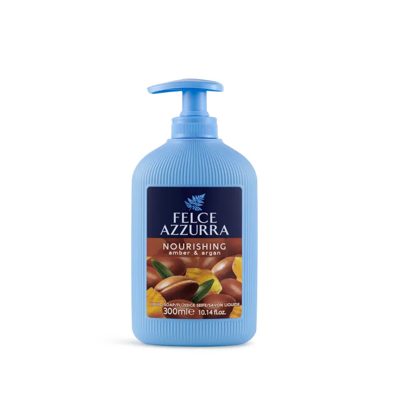 FELCE AZZURRA Amber & Argan barojošas šķidrās ziepes 300ml