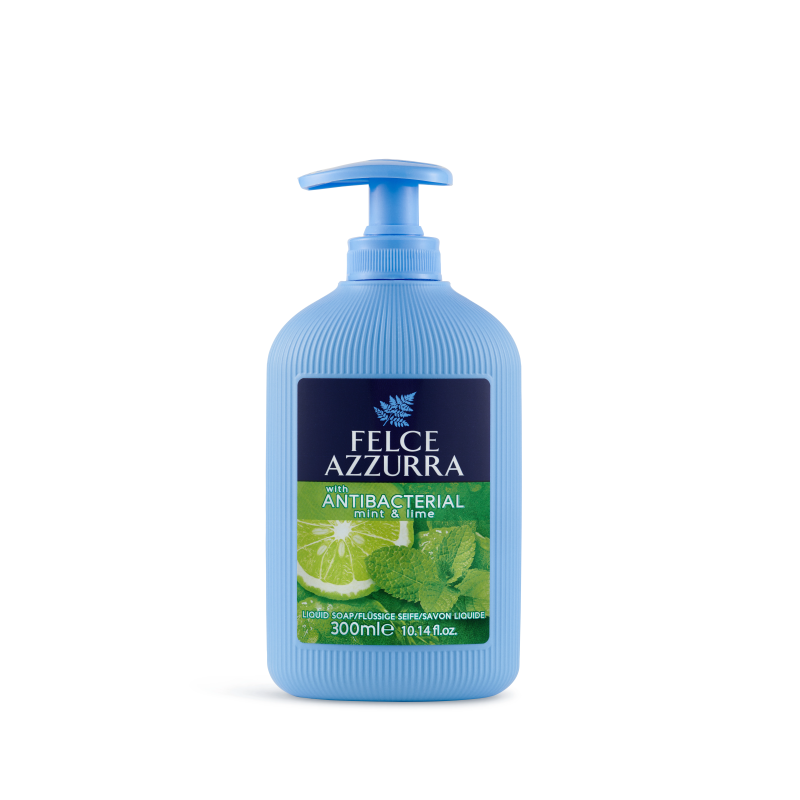 FELCE AZZURRA Mint & Lime antibakteriālas šķidrās ziepes 300ml