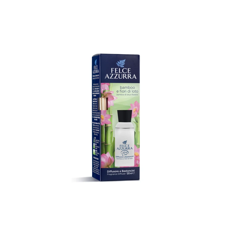 FELCE AZZURRA Bamboo & Lotus telpu aromāts ar kociņiem 120ml