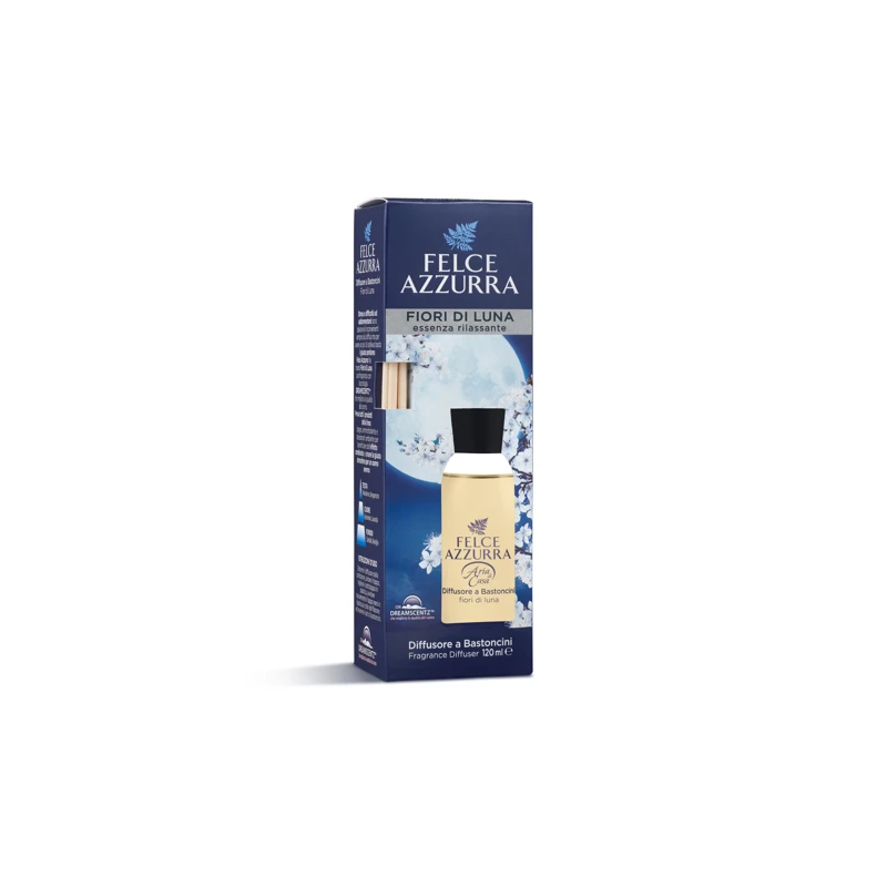 FELCE AZZURRA Moon Flower telpu aromāts ar kociņiem 120ml