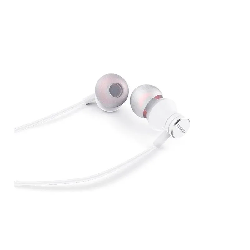 Vadu austiņas Aiwa ESTM-50 USB-C, balta