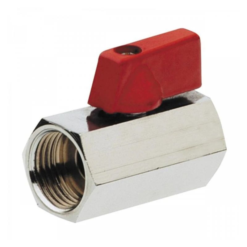 Ūdens vārsts. 1-2" iekšējās vītnes. īsa rokturis