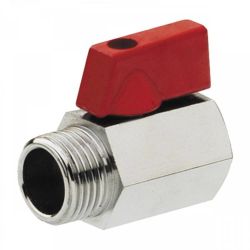 Ūdens vārsts. 1-2" iekšējā ārējā vītne. īsa rokturis