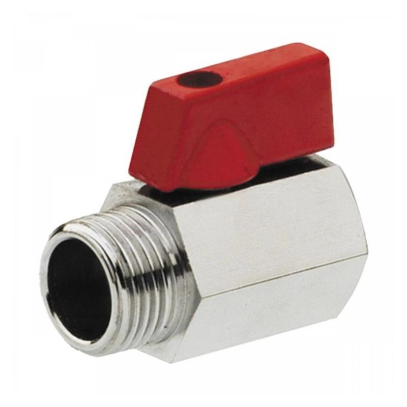 Ūdens vārsts. 1-2" iekšējā ārējā vītne. īsa rokturis