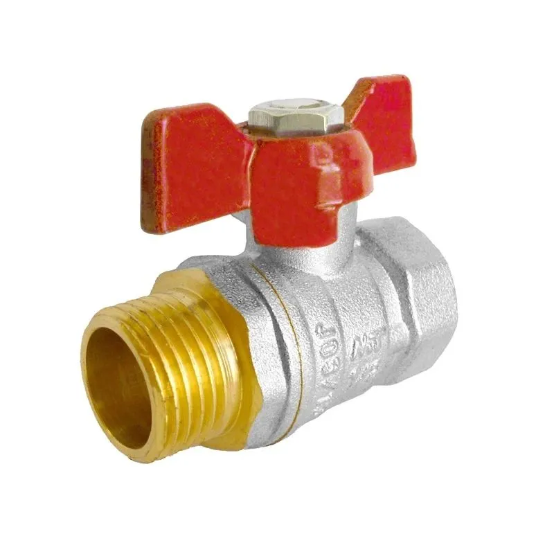 Ventilis MT 40942, taisns, ūdens patēriņa regulēšanai, 1-2 collas – ārējā vītne, 1-2 collas – iekšējā vītne