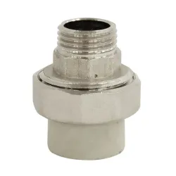 Liitmik Sanitas, 3-4 tolli - väliskeere-25 mm - sisekeere, messing-polüpropüleen ,pp,